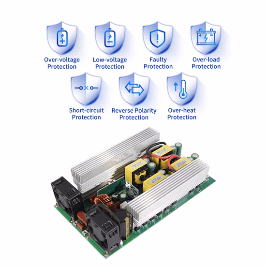 Fabrik-Wechselrichter 1000 W reiner Sinuswellen-DC/AC-Leistungswandler mit OEM-PCBA-Platine
